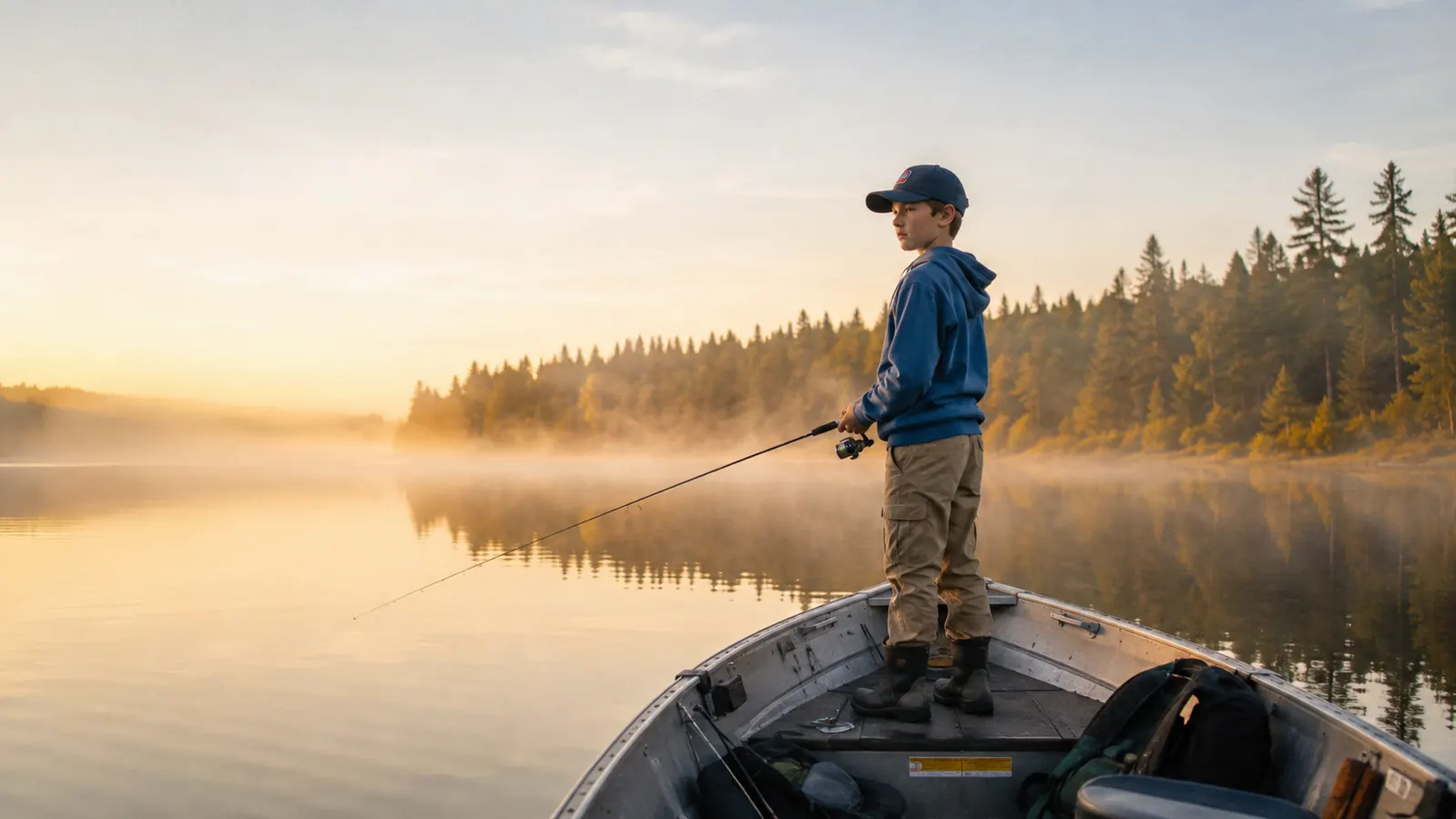 The Morning My Nephew Landed His First Bass on My KastKing Centron